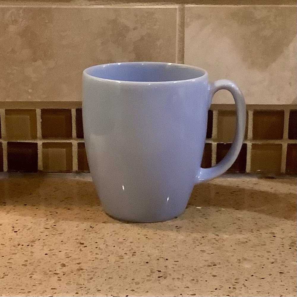 Corelle Light Blue Friendship Stoneware Mugs Set of 6